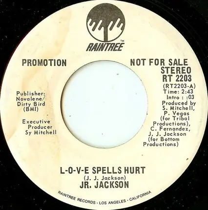 Jr. Jackson - L-O-V-E Spells Hurt