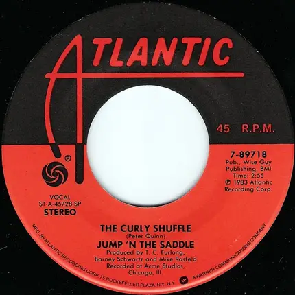 Jump 'N The Saddle - The Curly Shuffle / Jump For Joy