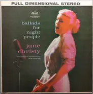 June Christy - Ballads for Night People