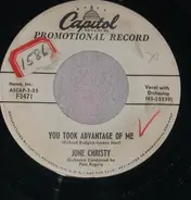 June Christy - You Took Advantage Of Me/Intrigue