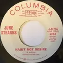 7inch Vinyl Single - June Stearns - Tear For Tear / Habit Not Desire
