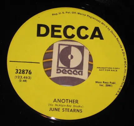 June Stearns - Your Kind Of Lovin'