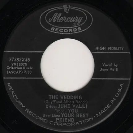 June Valli - The Wedding / Lunch Hour