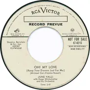 June Valli With Hugo Winterhalter Orchestra - Oh! My Love / A Kiss Like Yours