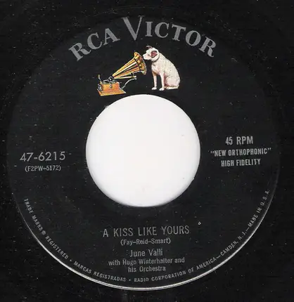June Valli - Oh My Love / A Kiss Like Yours