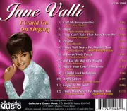 CD - June Valli - I Could Go On Singing