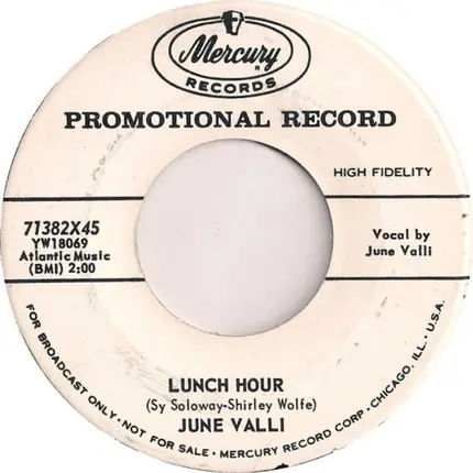June Valli - The Wedding / Lunch Hour