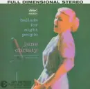CD - June Christy - Ballads For Night People