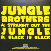 7inch Vinyl Single - The Jungle Brothers - Straight Out The Jungle / Black Is Black
