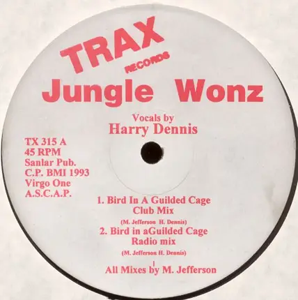 Jungle Wonz - Bird In A Guilded Cage