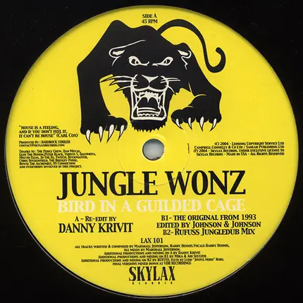 Jungle Wonz - Bird In A Guilded Cage