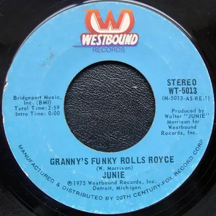 Junie Morrison - Granny's Funky Rolls Royce