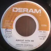 7inch Vinyl Single - Junior Campbell - Hallelujah Freedom / Alright With Me