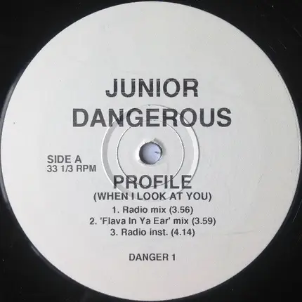 Junior Dangerous - Profile/Bad From Me Born