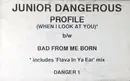 12inch Vinyl Single - Junior Dangerous - Profile/Bad From Me Born