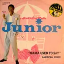 12inch Vinyl Single - Junior - Mama Used To Say (American Remix)