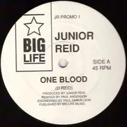 12inch Vinyl Single - Junior Reid - One Blood - Promo, Company Sleeve