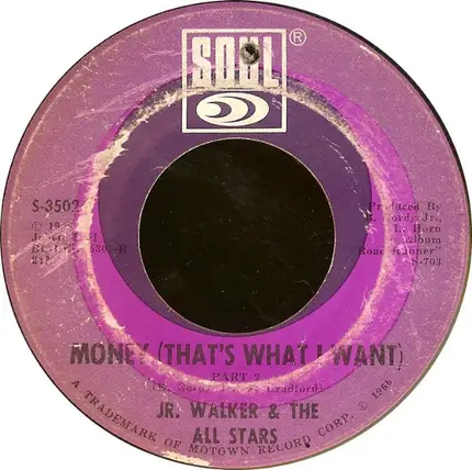 Junior Walker & The All Stars - Money (That's What I Want)