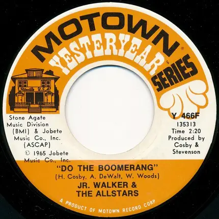 Junior Walker & The All Stars - Shotgun / Do The Boomerang