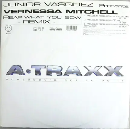 Junior Vasquez Presents Vernessa Mitchell - Reap What You Sow - Remix