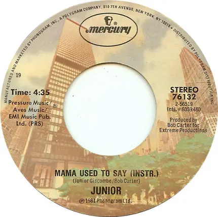Junior - Mama Used To Say