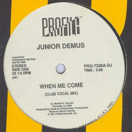 Junior Demus - when me come