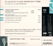 SACD - Juan Allende-Blin , Gerd Zacher - Die Orgelmusik Von Juan Allende-Blin - Digipak + Attached Booklet