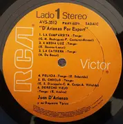 LP - Juan D'Arienzo Y Su Orquesta Típica - For Export