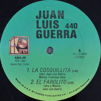 Juan Luis Guerra - La Cosqueillita