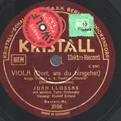 Juan Llossas - Blindekuh (Baby) / Viola (Dort, wo du hingehst)