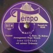 Juan Llossas Und Sein Tanzorchester - Mariu / Abends In Der Taverne
