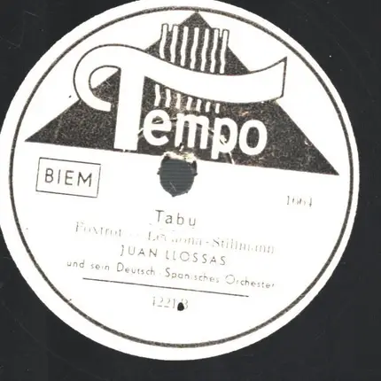 Juan Llossas Und Sein Tanzorchester - Tabu / Panama