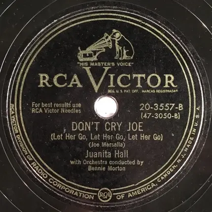 Juanita Hall - Love's A Precious Thing / Don't Cry Joe (Let Her Go, Let Her Go, Let Her Go)