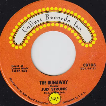 Jud Strunk - Bill Jones General Store / The Runaway