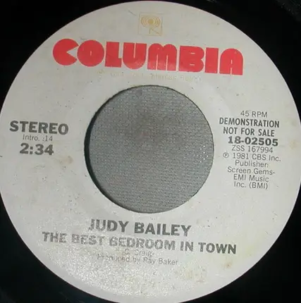 Judy Bailey - The Best Bedroom In Town