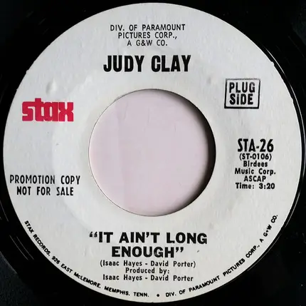 Judy Clay - It Ain't Long Enough