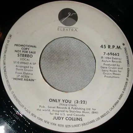Judy Collins - Only You