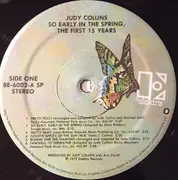 Double LP - Judy Collins - So Early In The Spring, The First 15 Years
