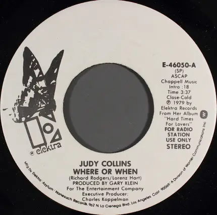 Judy Collins - Where Or When