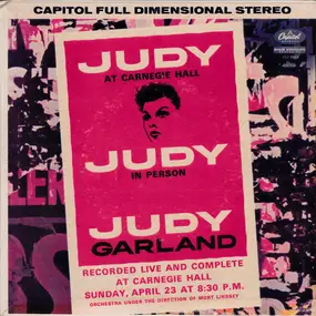 Judy Garland - Judy At Carnegie Hall Vol. I