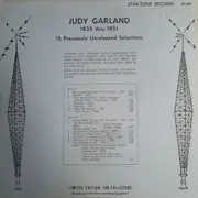 LP - Judy Garland - Hollywood On The Air Presents Judy Garland 1935 Thru 1951