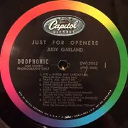 LP - Judy Garland - Just For Openers