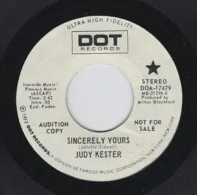 Judy Kester - Sincerely Yours