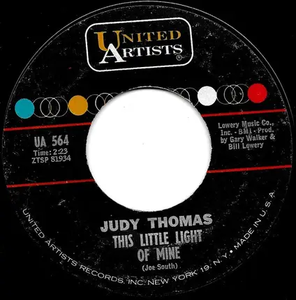 Judy Thomas - This Little Light Of Mine