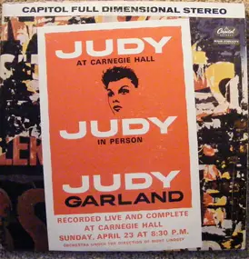 Judy Garland - Judy At Carnegie Hall - Judy In Person