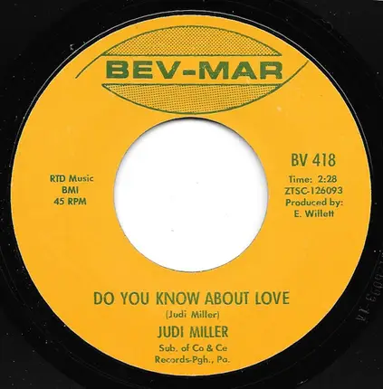 Judi Miller - Wait, Johnny For Me / Do You Know About Love