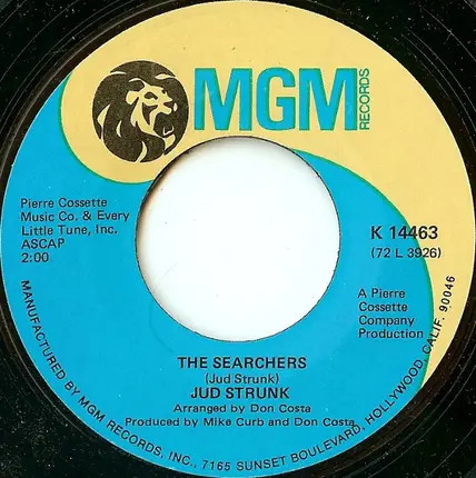 Jud Strunk - Daisy A Day / The Searchers