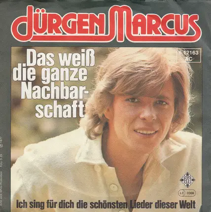Jürgen Marcus - Das Weiß Die Ganze Nachbarschaft
