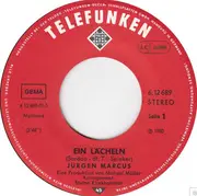 7inch Vinyl Single - Jürgen Marcus - Ein Lächeln