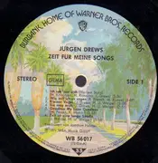 LP - Jürgen Drews - Zeit für meine Songs